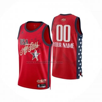 Maglia All Star 2026 Personalizzate Rosso