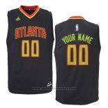 Maglia Atlanta Hawks Adidas Personalizzate Nero