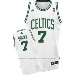 Maglia Boston Celtics Jaylen Brown #7 Bianco