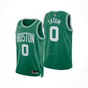 Maglia Boston Celtics Jayson Tatum No 0 Icon 2025-26 Verde