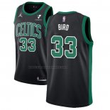 Maglia Boston Celtics Larry Bird NO 33 Statement 2021-22 Nero