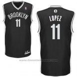 Maglia Brooklyn Nets Brook Lopez #11 Nero