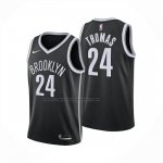 Maglia Brooklyn Nets Cameron Thomas No 24 Icon 2024-25 Nero