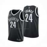 Maglia Brooklyn Nets Cameron Thomas No 24 Icon 2024-25 Nero