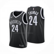 Maglia Brooklyn Nets Cameron Thomas No 24 Icon 2024-25 Nero