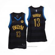 Maglia Brooklyn Nets James Harden #13 Fashion Royalty Nero