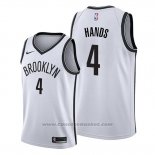 Maglia Brooklyn Nets Jaylen Hands #4 Association 2019-20 Bianco