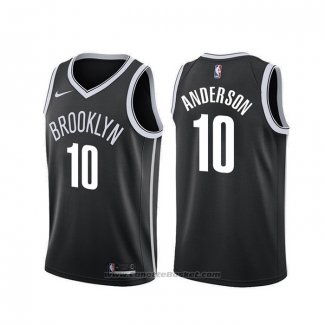 Maglia Brooklyn Nets Justin Anderson #10 Icon Nero
