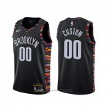 Maglia Brooklyn Nets Personalizzate Citta Nero