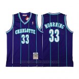 Maglia Charlotte Hornets Alonzo Mourning #33 Retro Viola