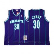 Maglia Charlotte Hornets Dell Curry #30 Retro Viola