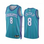 Maglia Charlotte Hornets Dennis Smith JR #8 Classic 2023-24 Verde