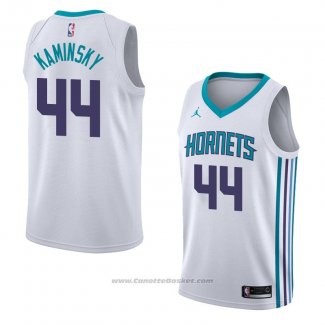 Maglia Charlotte Hornets Frank Kaminsky #44 Association 2018 Bianco