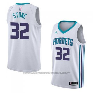 Maglia Charlotte Hornets Julyan Stone #32 Association 2018 Bianco