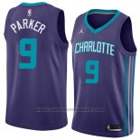 Maglia Charlotte Hornets Tony Parker #9 Statement 2018 Viola