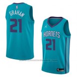 Maglia Charlotte Hornets Treveon Graham #21 Icon 2018 Verde