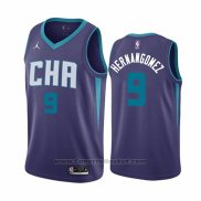 Maglia Charlotte Hornets Willy Hernangomez #9 Statement Edition Viola