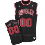 Maglia Chicago Bulls Adidas Personalizzate Nero