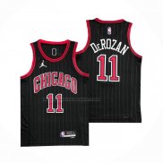 Maglia Chicago Bulls Demar Derozan #11 Statement 2020-21 Nero