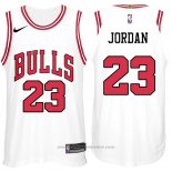 Maglia Chicago Bulls Michael Jordan #23 2017-18 Bianco