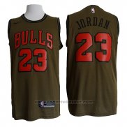 Maglia Chicago Bulls Michael Jordan Nike #23 Verde