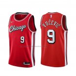 Maglia Chicago Bulls Nikola Vucevic NO 9 Citta 2021-22 Rosso