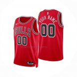 Maglia Chicago Bulls Personalizzate Icon 2024-25 Rosso