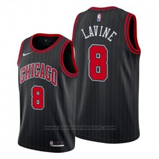 Maglia Chicago Bulls Zach Lavine #8 Statement Edition Nero