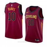 Maglia Cleveland Cavaliers Alec Burks #10 Icon 2018 Rosso