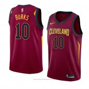 Maglia Cleveland Cavaliers Alec Burks #10 Icon 2018 Rosso