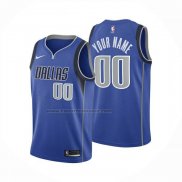Maglia Dallas Mavericks Personalizzate Icon 2024-25 Blu