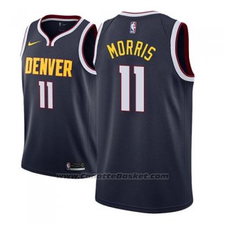 Maglia Denver Nuggets Monte Morris #11 Icon 2018-19 Blu