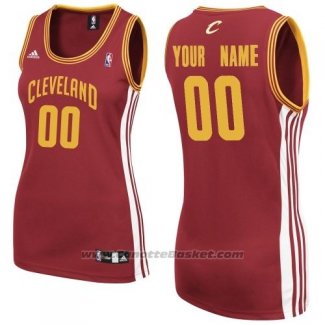 Maglia Donna Cleveland Cavaliers Adidas Personalizzate Rosso