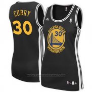 Maglia Donna Golden State Warriors Stephen Curry #30 Nero