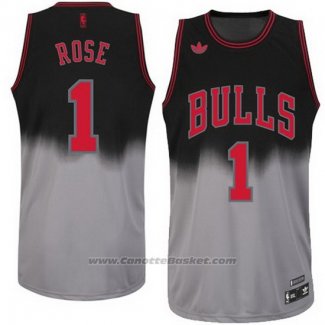 Maglia Fadeaway Moda Derrick Rose #1 Grigio