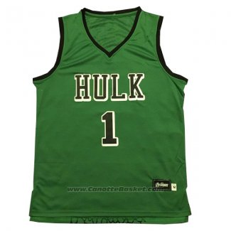 Maglia Film Avengers Hulk #1 Verde