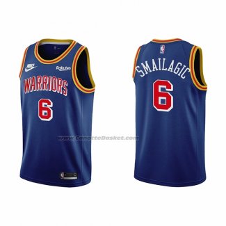 Maglia Golden State Warriors Alen Smailagic NO 6 75th Anniversary Blu