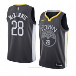 Maglia Golden State Warriors Alfonzo Mckinnie #28 Statement 2018 Nero