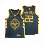 Maglia Golden State Warriors Andrew Wiggins NO 22 Citta 2018-19 Blu