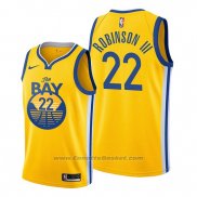 Maglia Golden State Warriors Glenn Robinson III #22 Citta Giallo