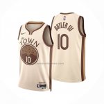 Maglia Golden State Warriors Jimmy Butler Iii No 10 Citta 2025-26 Crema