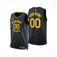 Maglia Golden State Warriors Personalizzate Statement 2024-25 Nero