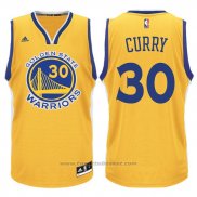 Maglia Golden State Warriors Stephen Curry #30 Giallo