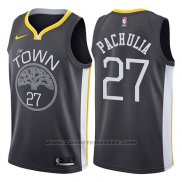 Maglia Golden State Warriors Zaza Pachulia #27 Statement 2017-18 Grigio