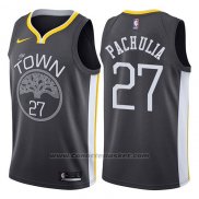 Maglia Golden State Warriors Zaza Pachulia #27 Statement 2017-18 Grigio