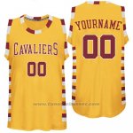 Maglia Hardwood Cleveland Cavaliers Personalizzate Giallo