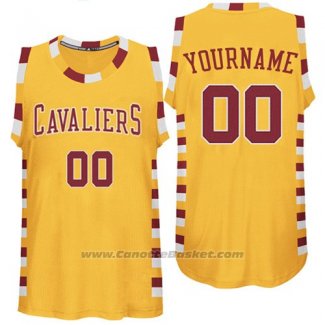 Maglia Hardwood Cleveland Cavaliers Personalizzate Giallo