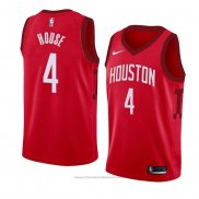 Maglia Houston Rockets Danuel House #4 Earned 2018-19 Rosso