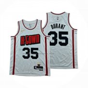Maglia Houston Rockets Kevin Durant No 35 Citta 2024-25 Bianco