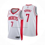 Maglia Houston Rockets Kevin Durant No 7 Association 2025-26 Bianco